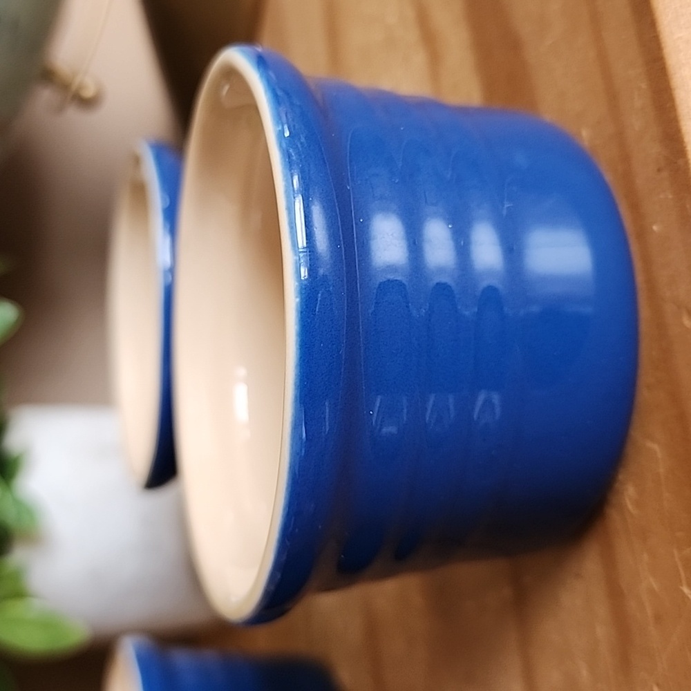 4 Le Creuset Stackable Ramekins Blueberry Color - Picture 10 of 16